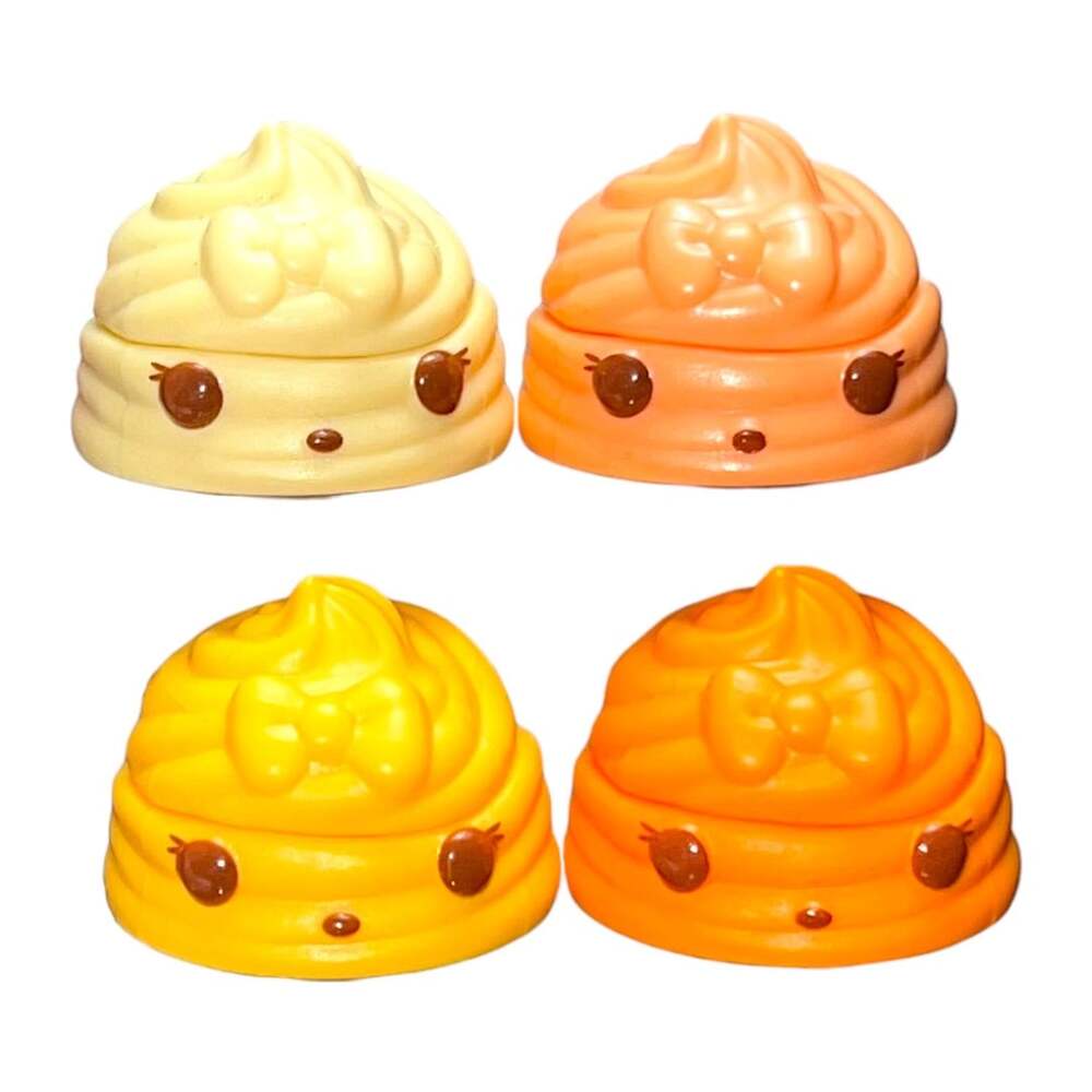 Num Noms Series 1 Gloss-Ups Lot Nilla 158 Nana 159 Orange 161 Peachy 162 MGA